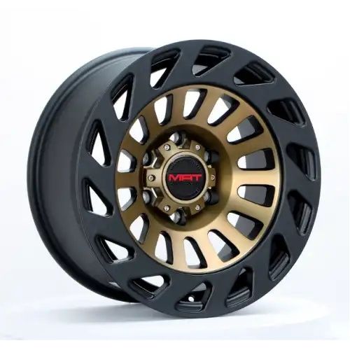 MAT Offroad 1014CM Matte Black w/Bronze Face 6x139.7 17R 9 110 12