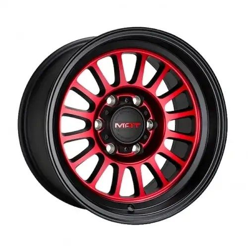 MAT Offroad 1015N Matte Black w/ Red Face 6x139.7 17R 9 100,1 0