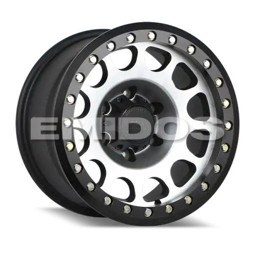 MAT Offroad 1217DB Matte Black w/Machine Face 6x139.7 16R 8 110 -25