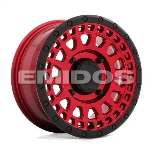 Black Rhino PARKER UTV CANDY RED W/ BLACK LIP 4x110 14R 7 80.2 52