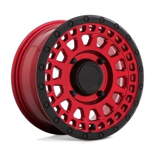 Black Rhino PARKER UTV CANDY RED W/ BLACK LIP 4x137 15R 7 106.1 36