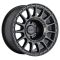 Black Rhino SANDSTORM SEMI GLOSS BLACK W/ MACHINED DARK TINT RING 5x114.3 15R 7 76.1 15