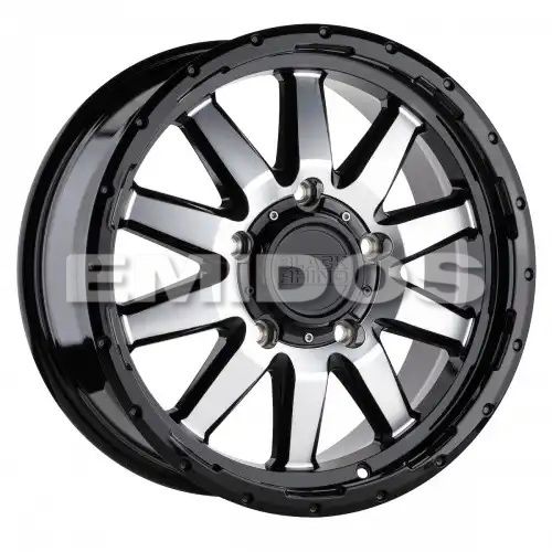 Black Rhino EXCURSION GLOSS BLACK W/ MIRROR FACE 6x130 17R 7.5 84.1 45