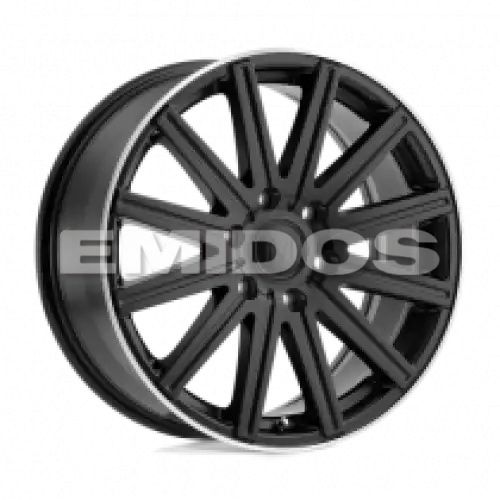 Mandrus STARK MATTE BLACK W/ MACHINED LIP 6x130 17R 7.5 84.1 52