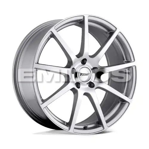 TSW INTERLAGOS SILVER W/ MIRROR CUT FACE 5x112 17R 8 72.1 45