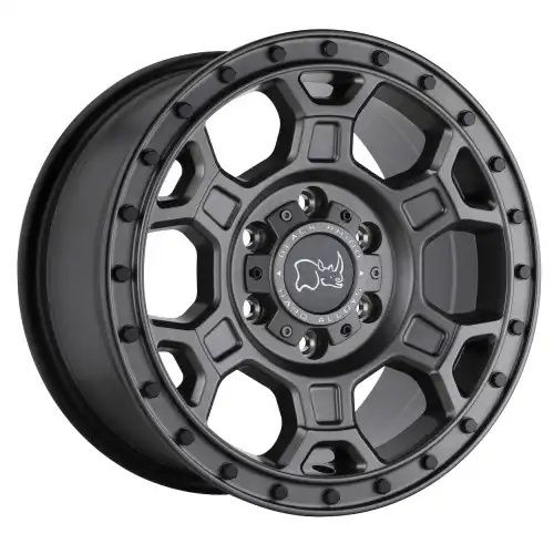 Black Rhino MIDHILL MATTE GUNMETAL W/ BLACK BOLTS 5x130 R 8 78.1 45