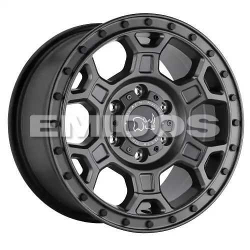 Black Rhino MIDHILL MATTE GUNMETAL W/ BLACK BOLTS 5x130 R 8 78.1 45