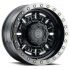Black Rhino ABRAMS GLOSS GUN BLACK W/ MACHINED DARK TINT 6x135 17R 8.5 87.1 -18