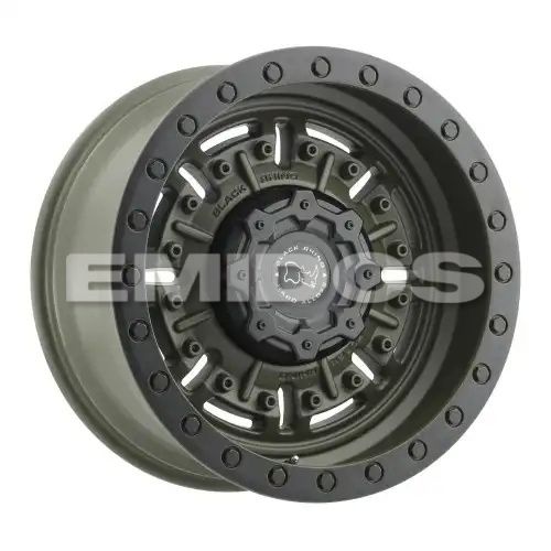Black Rhino ABRAMS OLIVE DRAB GREEN 6x139.7 17R 8.5 112.1 BNK
