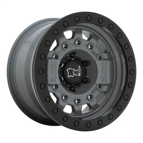 Black Rhino AVENGER BEADLOCK BATTLESHIP GRAY W/ BLACK HARDWARE 6x139.7 17R 8.5 112.1 -30