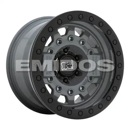Black Rhino AVENGER BEADLOCK BATTLESHIP GRAY W/ BLACK HARDWARE 6x139.7 17R 8.5 112.1 -30