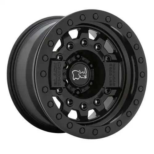 Black Rhino AVENGER BEADLOCK MATTE BLACK W/ BLACK HARDWARE 6x139.7 17R 8.5 112.1 -30