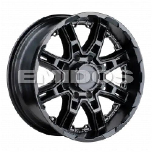 Level 8 SLINGSHOT MATTE BLACK 6x139.7 17R 8.5 112.1 -10