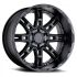 Level 8 SLINGSHOT MATTE BLACK 6x139.7 17R 8.5 112.1 10