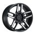 Black Rhino MESA MATTE BLACK W/ MACHINED FACE 6x139.7 17R 8.5 112.1 BNK