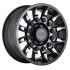Black Rhino MISSION MATTE BLACK W/ MACHINED TINTED SPOKES 5x127 17R 8.5 71.5 -18