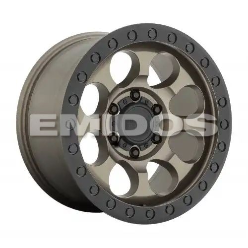 Black Rhino RIOT MATTE BRONZE W/ BLACK RING & BOLTS 5x114.3 17R 8.5 71.5 -38