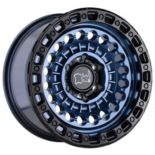 Black Rhino SENTINEL COBALT BLUE W/ BLACK RING 8x165.1 17R 8.5 125.1 BNK
