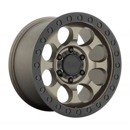 Black Rhino RIOT MATTE BRONZE W/ BLACK RING & BOLTS 5x127 17R 9 71.5 -18