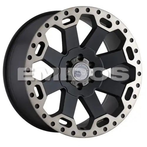 Black Rhino WARLORD MATTE BLACK W/ MACHINED DARK TINT 6x139.7 17R 9 112.1 12