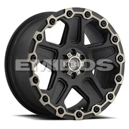 Black Rhino COG MATTE BLACK W/ MACHINED FACE & DARK MATTE TINT 5x139.7 17R 9.5 78.1 BNK