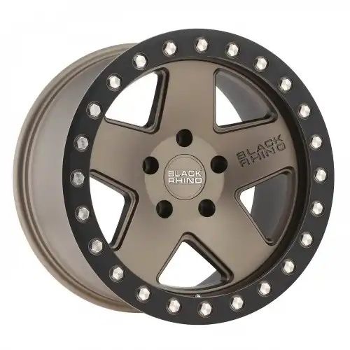 Black Rhino CRAWLER MATTE BRONZE W/ BLACK RING 5x127 17R 9.5 71.5 -18