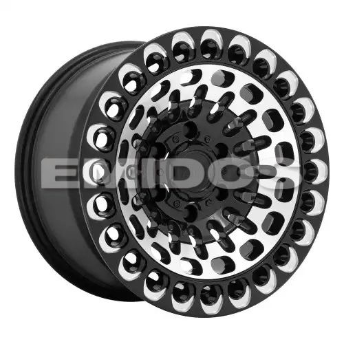 Black Rhino LABYRINTH GLOSS BLACK W/ MACHINED FACE & MILLING 6x135 17R 9.5 87.1 12