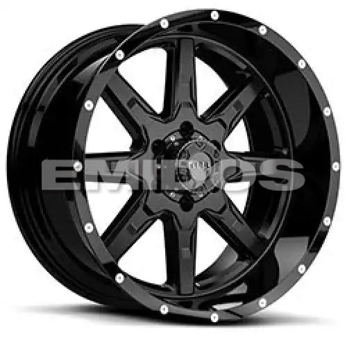 Tuff T15 SATIN BLACK W/ GLOSS BLACK LIP 5x139.7 18R 10 78.1 -13