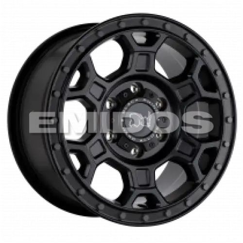 Black Rhino MIDHILL MATTE BLACK W/ GUNMETAL BOLTS 6x130 18R 8 84.1 48