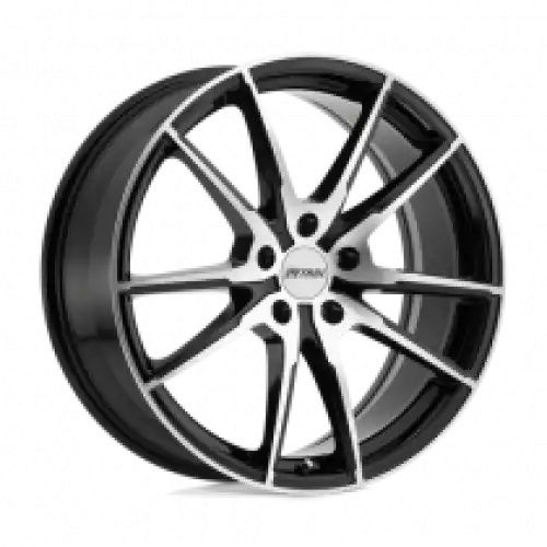 Petrol P0A GLOSS BLACK W/ MACHINED CUT FACE 5x108 18R 8 72.1 40
