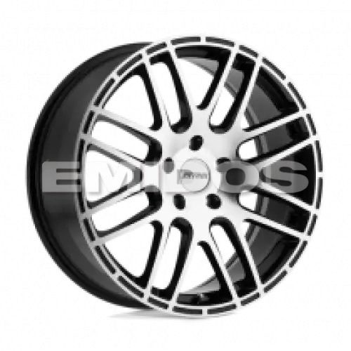 Petrol P6A GLOSS BLACK W/ MACHINED CUT FACE 5x105 18R 8 72.1 40