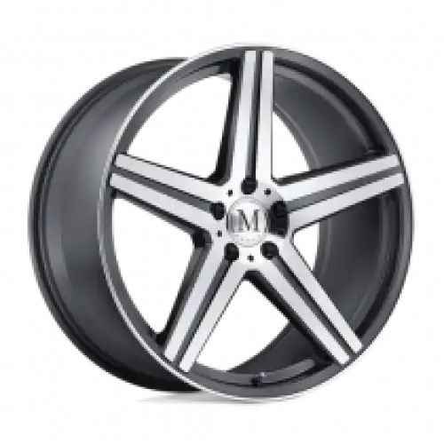 Mandrus ESTRELLA GUNMETAL W/ MIRROR CUT FACE & LIP 5x112 18R 8.5 66.56 43
