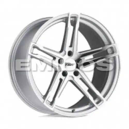 TSW MECHANICA SILVER W/ MIRROR CUT FACE 5x112 18R 8.5 72.1 32