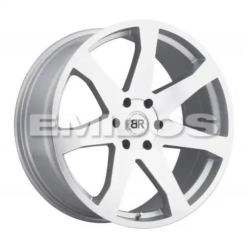 Black Rhino MOZAMBIQUE SILVER W/ MIRROR CUT FACE 5x114.3 18R 8.5 76.1 35