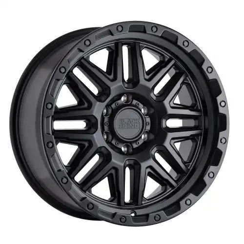 Black Rhino ALAMO MATTE BLACK W/ BLACK BOLTS 6x120 18R 9 67.06 12