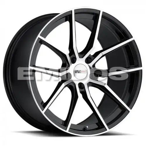 Cray SPIDER GLOSS BLACK W/ MIRROR CUT FACE 5x120.65 18R 9 70.3 50
