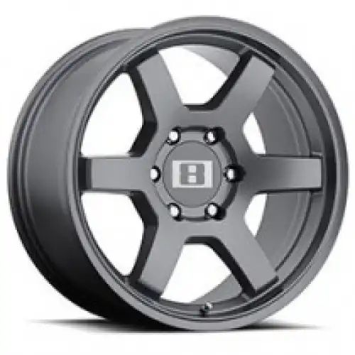 Level 8 MK6 MATTE GUNMETAL 5x150 18R 9 110.1 12