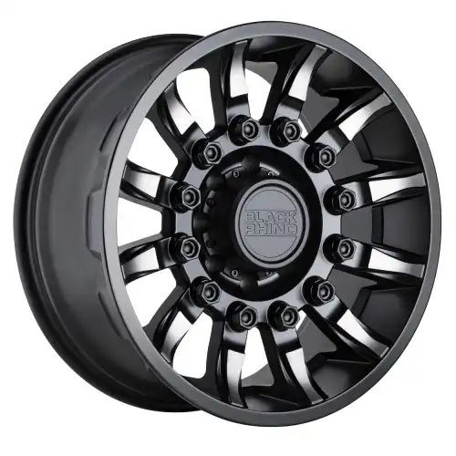 Black Rhino MISSION MATTE BLACK W/ MACHINED TINTED SPOKES 8x170 18R 9 125.1 6