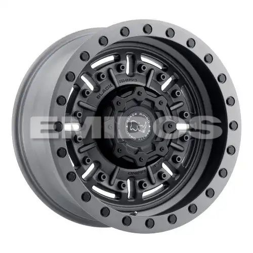 Black Rhino ABRAMS TEXTURED MATTE GUNMETAL 6x120 18R 9.5 67.06 12