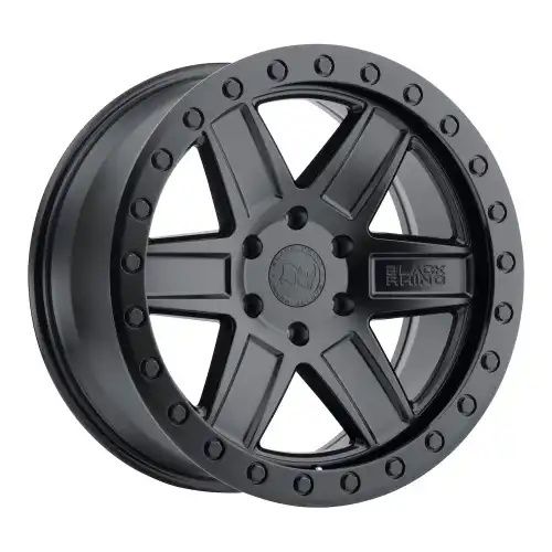 Black Rhino ATTICA MATTE BLACK W/ BLACK RING 6x139.7 18R 9.5 112.1 -18