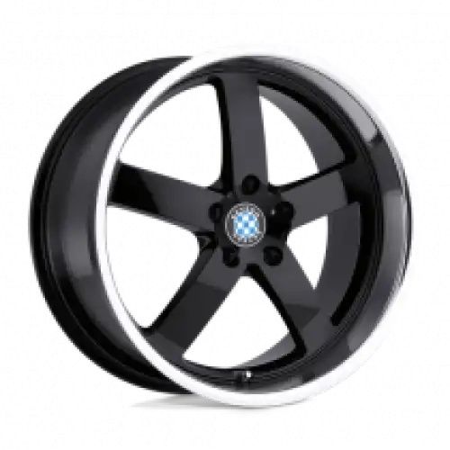 BEYERN RAPP GLOSS BLACK W/ MIRROR CUT LIP 5x120 18R 9.5 72.56 15