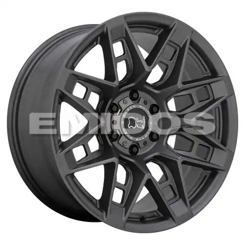 Black Rhino CAPROCK MATTE GUNMETAL 6x139.7 18R 9.5 112.1 12