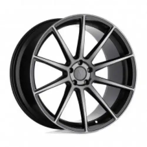 Mandrus KLASS GLOSS GUNMETAL W/ MACHINED TINTED FACE 5x112 18R 9.5 66.56 49