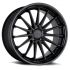 TSW MARINA MATTE BLACK W/ GLOSS BLACK LIP 5x120 18R 9.5 76.1 40