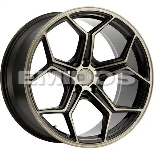 XO Luxury Wheels HELSINKI DARK BRONZE W/ BRUSHED BRONZE FACE 5x112 19R 10 66.56 42