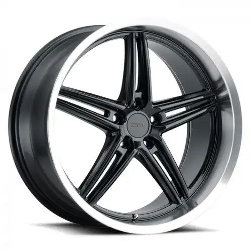 TSW VARIANTE GLOSS BLACK W/ MACHINED LIP 5x114.3 19R 10 76.1 25