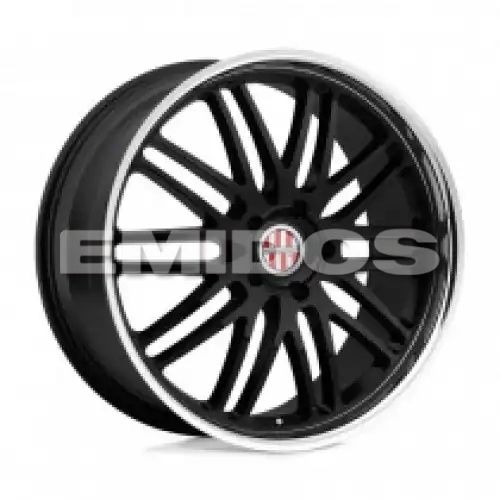 VICTOR EQUIPMENT LEMANS GLOSS BLACK W/ MIRROR CUT LIP 5x130 19R 11 71.5 52