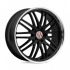 VICTOR EQUIPMENT LEMANS GLOSS BLACK W/ MIRROR CUT LIP 5x130 19R 11 71.5 52