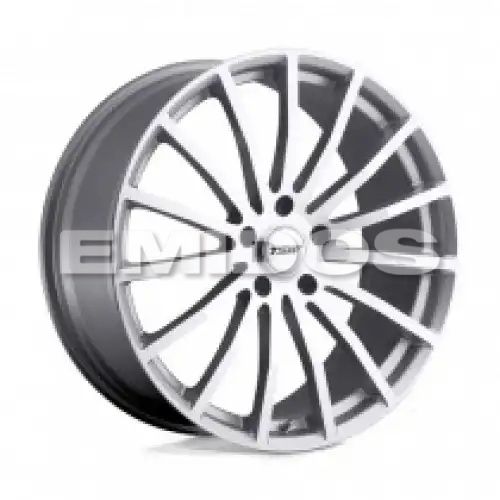 TSW MALLORY SILVER W/ MIRROR CUT FACE 5x120 19R 8 76.1 35