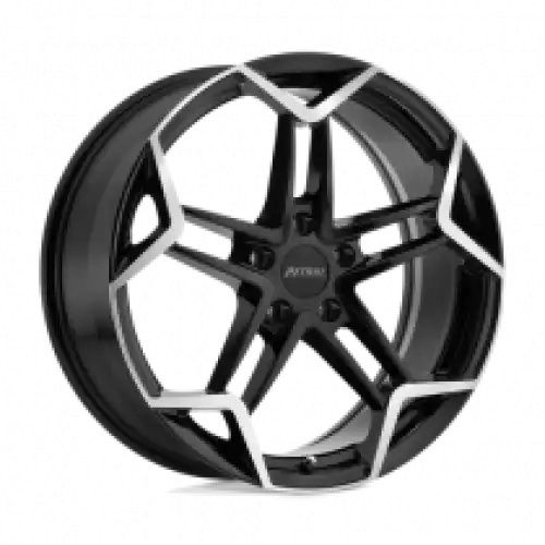 Petrol P1A GLOSS BLACK W/ MACHINED CUT FACE 5x114.3 19R 8 76.1 40
